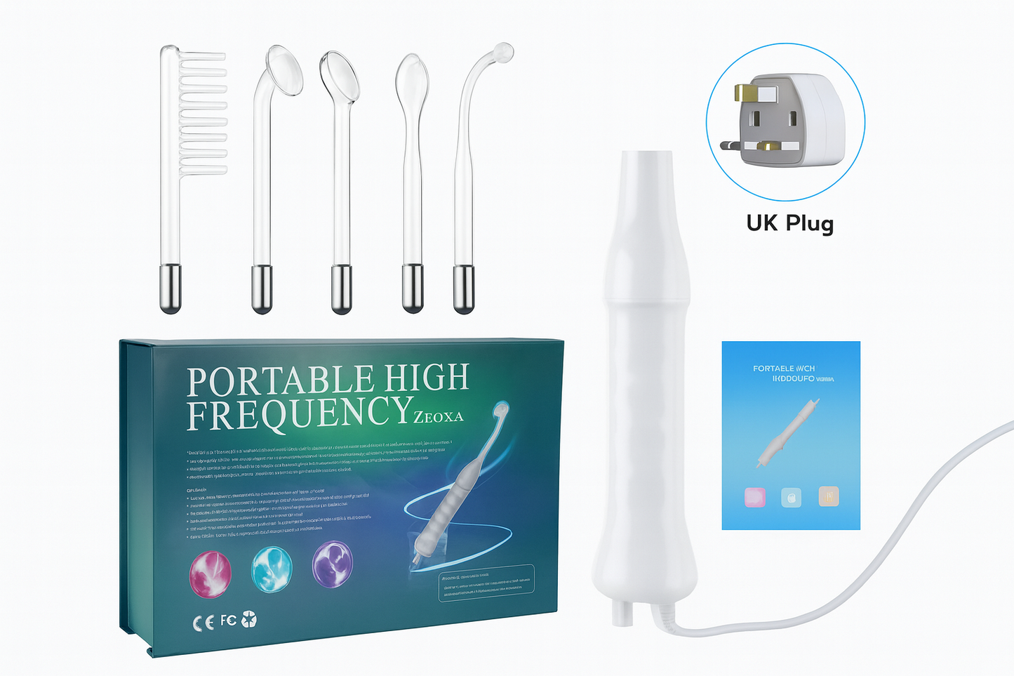 PureGlow™ High‑Frequency Therapy Wand