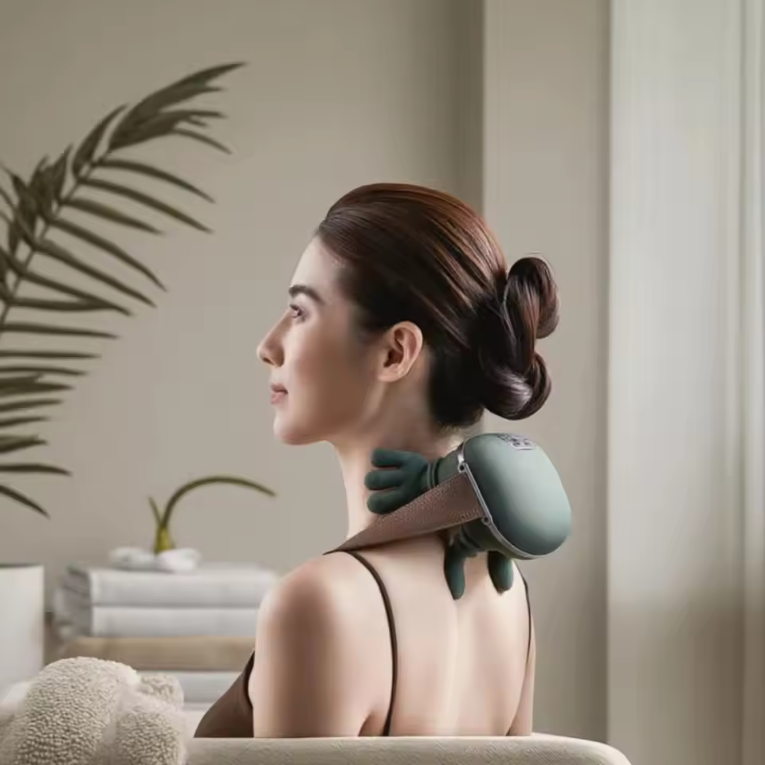 KnotEase™ Hand‑Grip Neck & Shoulder Massager