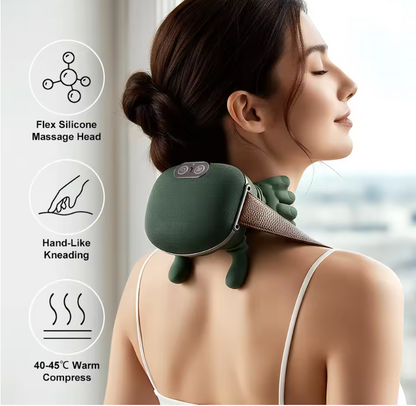 KnotEase™ Hand‑Grip Neck & Shoulder Massager